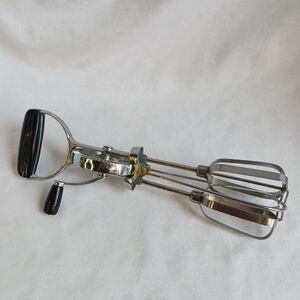 EXCO Mid-Century Stainless Steel Presto Hand Mixer Vintage